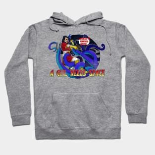 Vintage - A Girl Needs Space - From Tentacles Hoodie